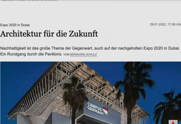Tagesspiegel on the Pavilion